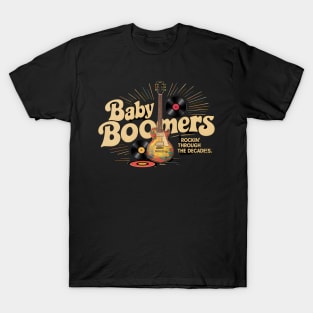 "Groovy Melodies: Baby Boomers' Musical Saga" T-Shirt